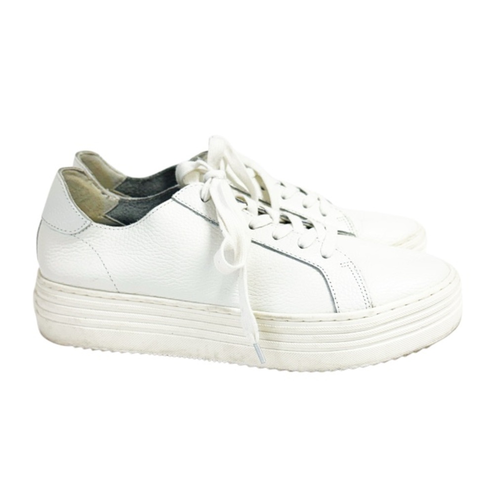 RYKA White Leather Platform Sneakers “Gamina”Lace Up Size 9.5